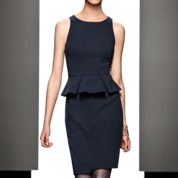 hugo boss navy dress